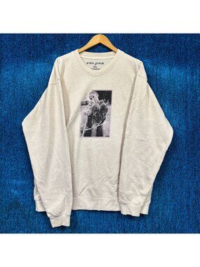 Ariana Grande Bunny Tour Beige Crewneck Sweater Size XXXL